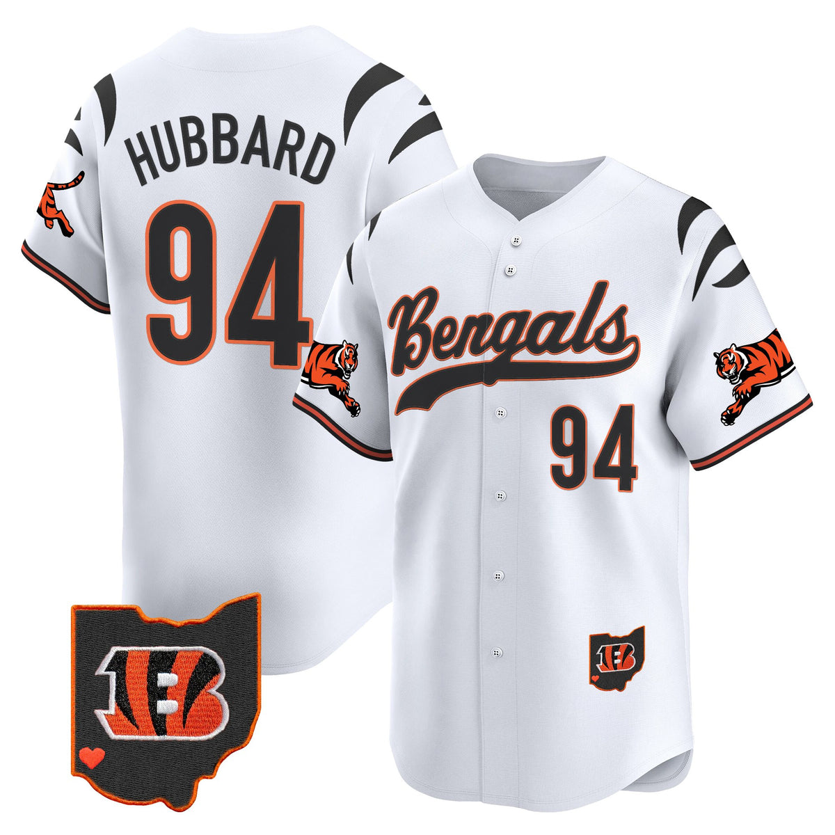 Men's Cincinnati Bengals 2025 Vapor Limited Baseball Jersey V2 - All Stitched