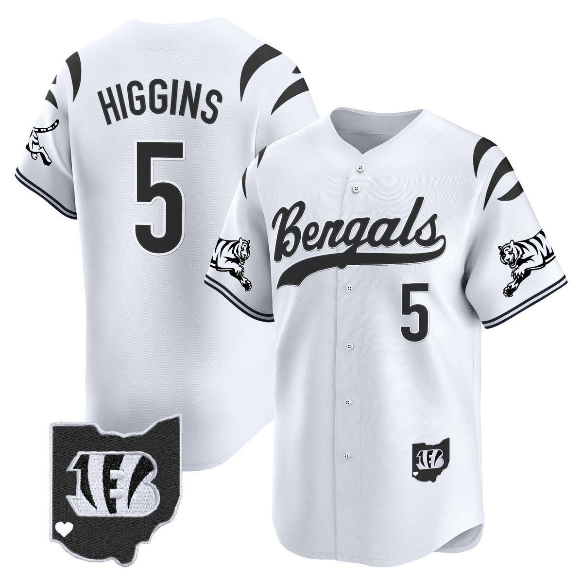 Men's Cincinnati Bengals 2025 Vapor Limited Baseball Jersey V2 - All Stitched