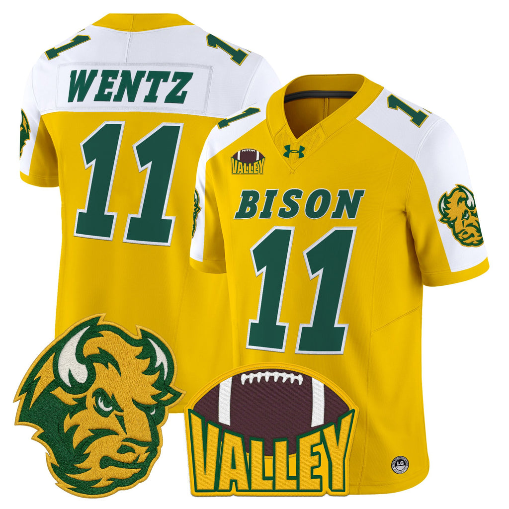 Men's North Dakota State Bison 2025 Vapor Limited Jersey - All Stitched