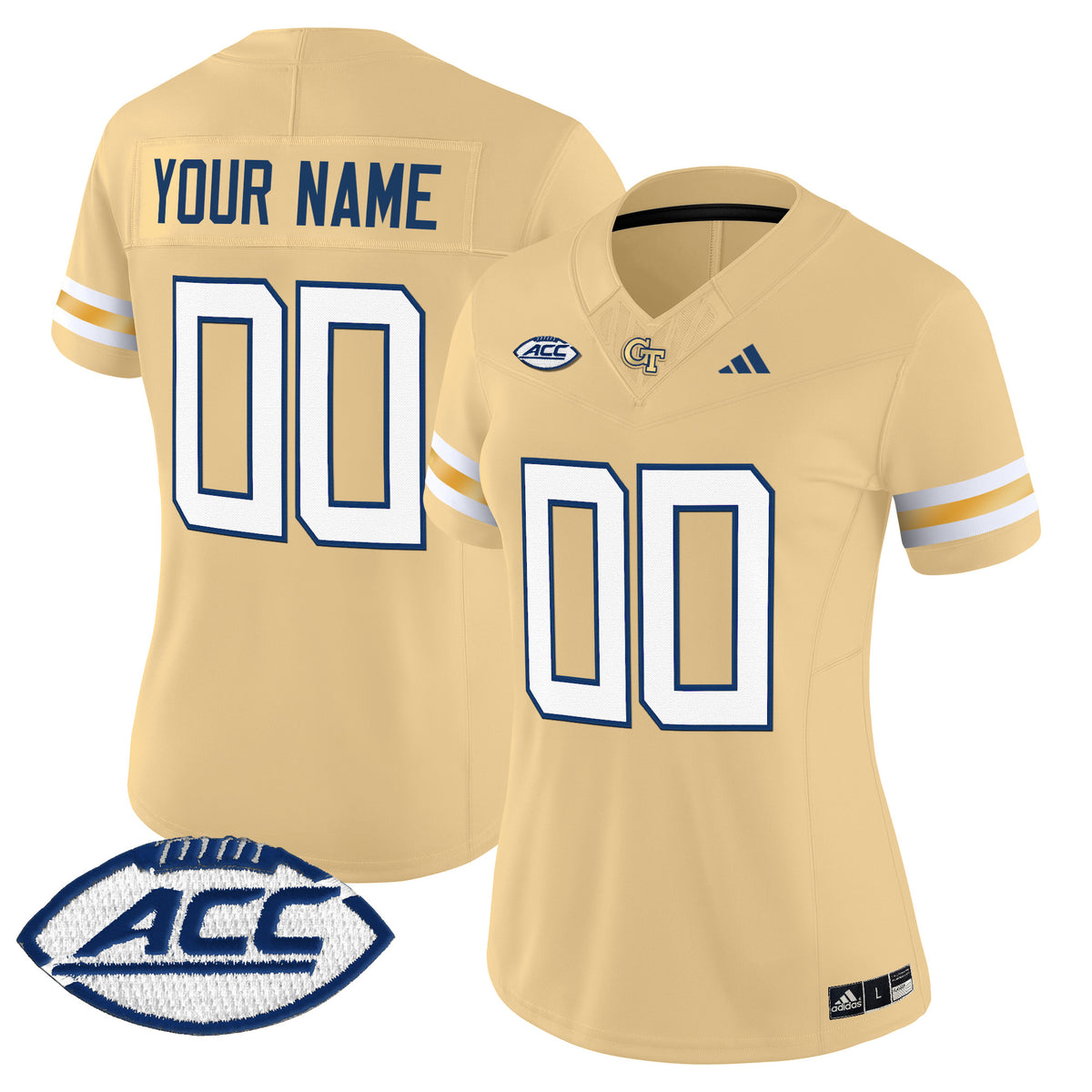 Georgia Tech Yellow Jackets 2025 Vapor Limited Custom Jersey - All stitched