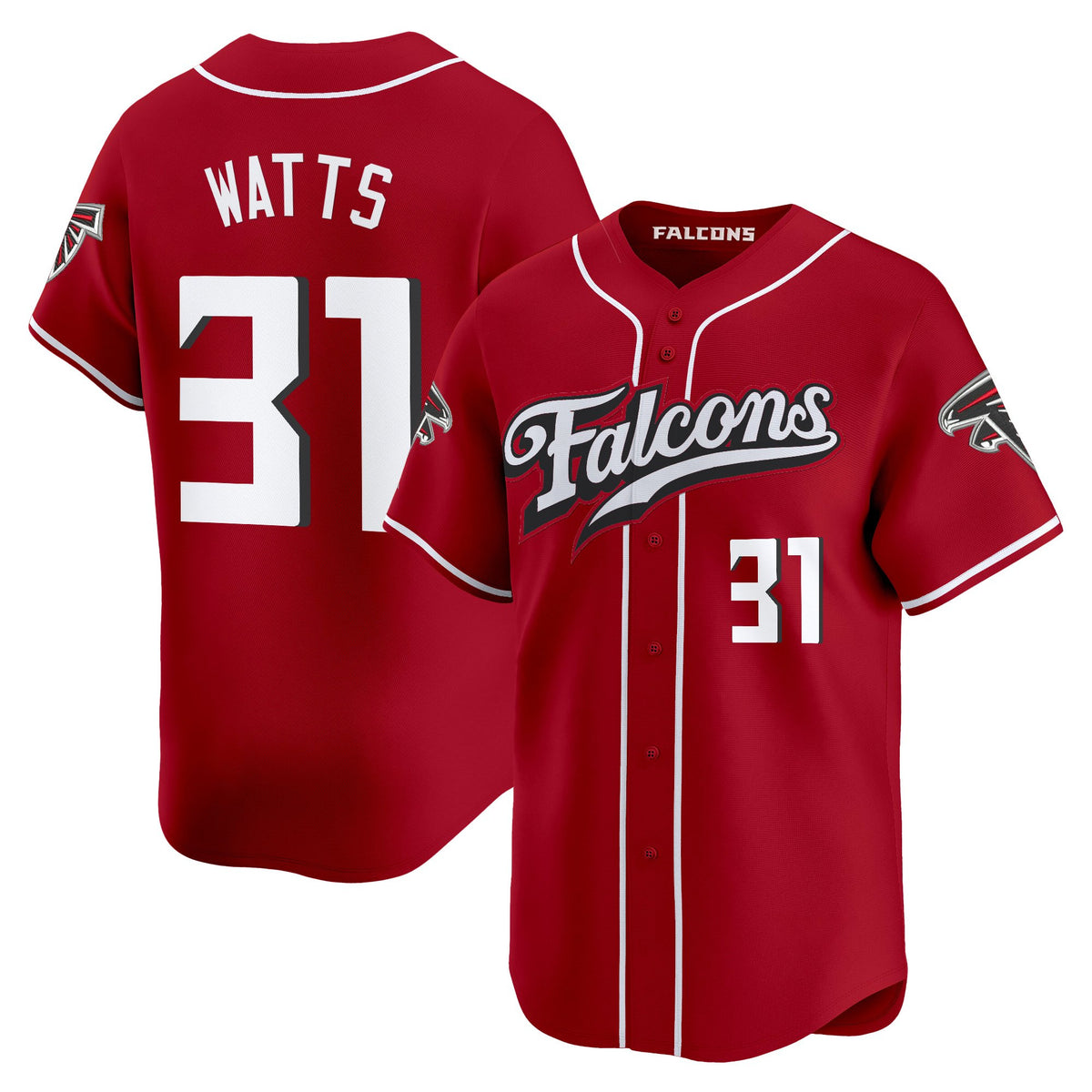 Men's Atlanta Falcons 2025 Vapor Limited Baseball Jersey - All Stitched
