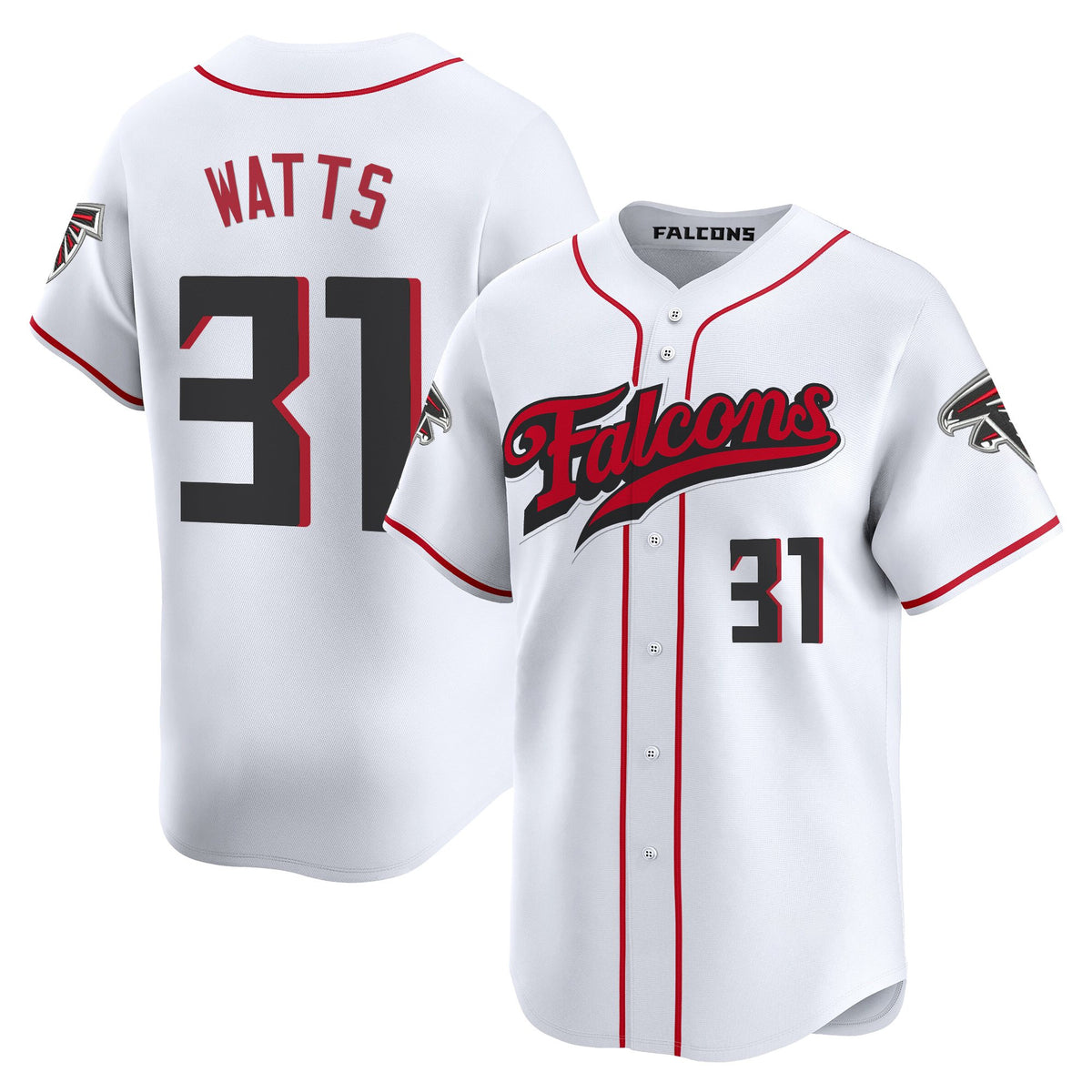 Men's Atlanta Falcons 2025 Vapor Limited Baseball Jersey - All Stitched