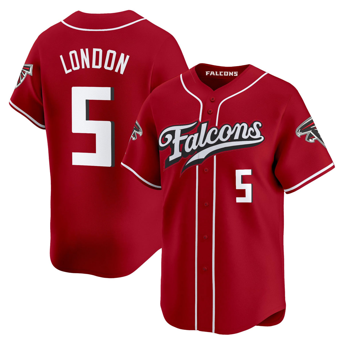 Men's Atlanta Falcons 2025 Vapor Limited Baseball Jersey - All Stitched