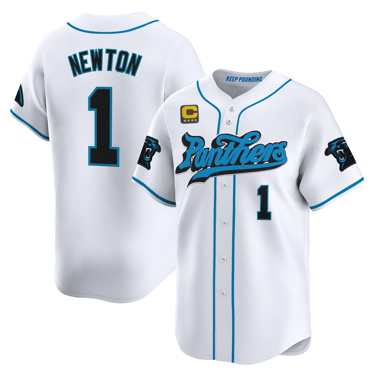 Men's Carolina Panthers 2025 Vapor Limited Baseball Jersey - All Stitched
