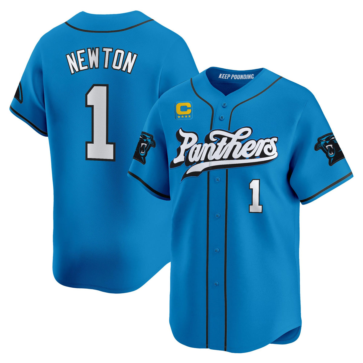 Men's Carolina Panthers 2025 Vapor Limited Baseball Jersey - All Stitched