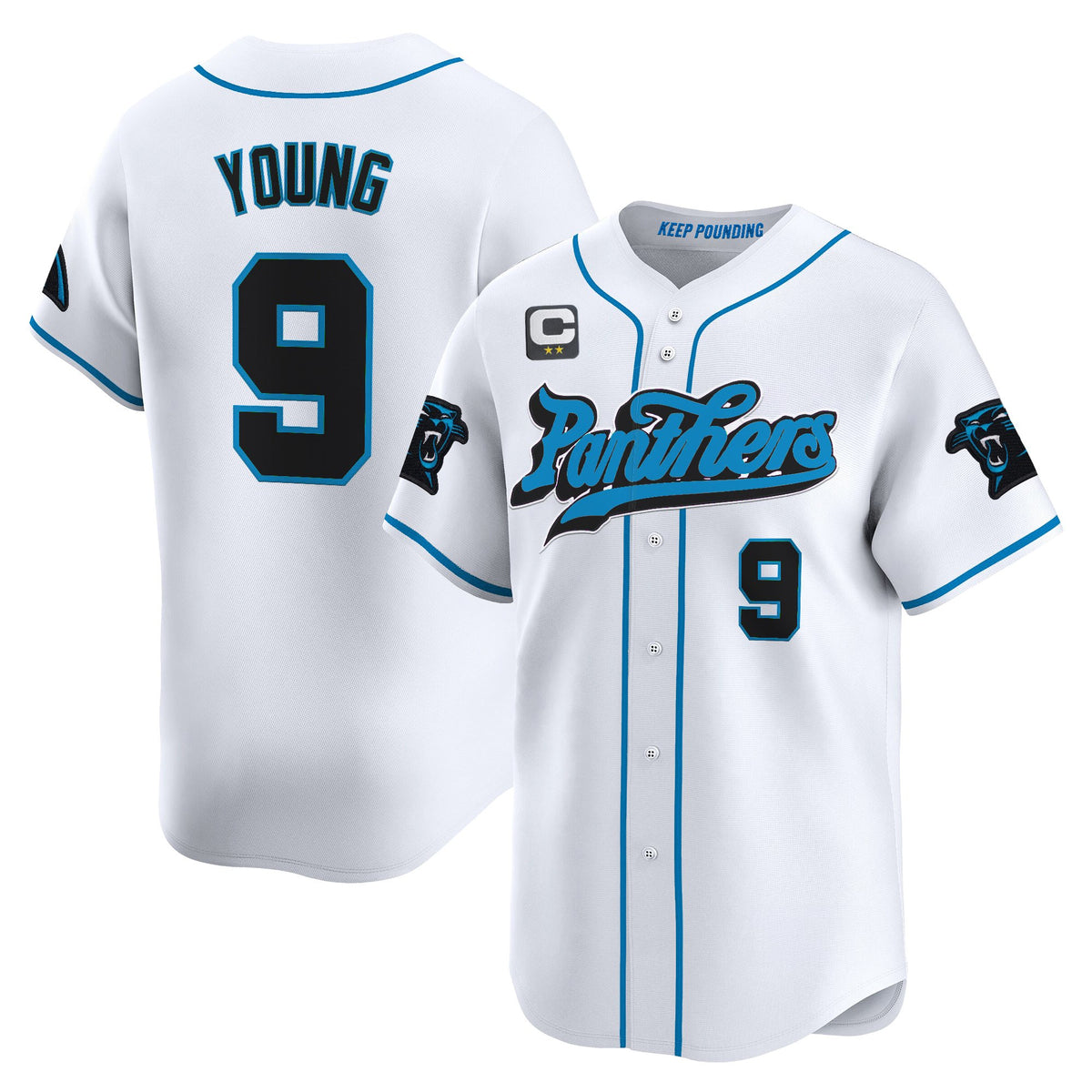 Men's Carolina Panthers 2025 Vapor Limited Baseball Jersey - All Stitched