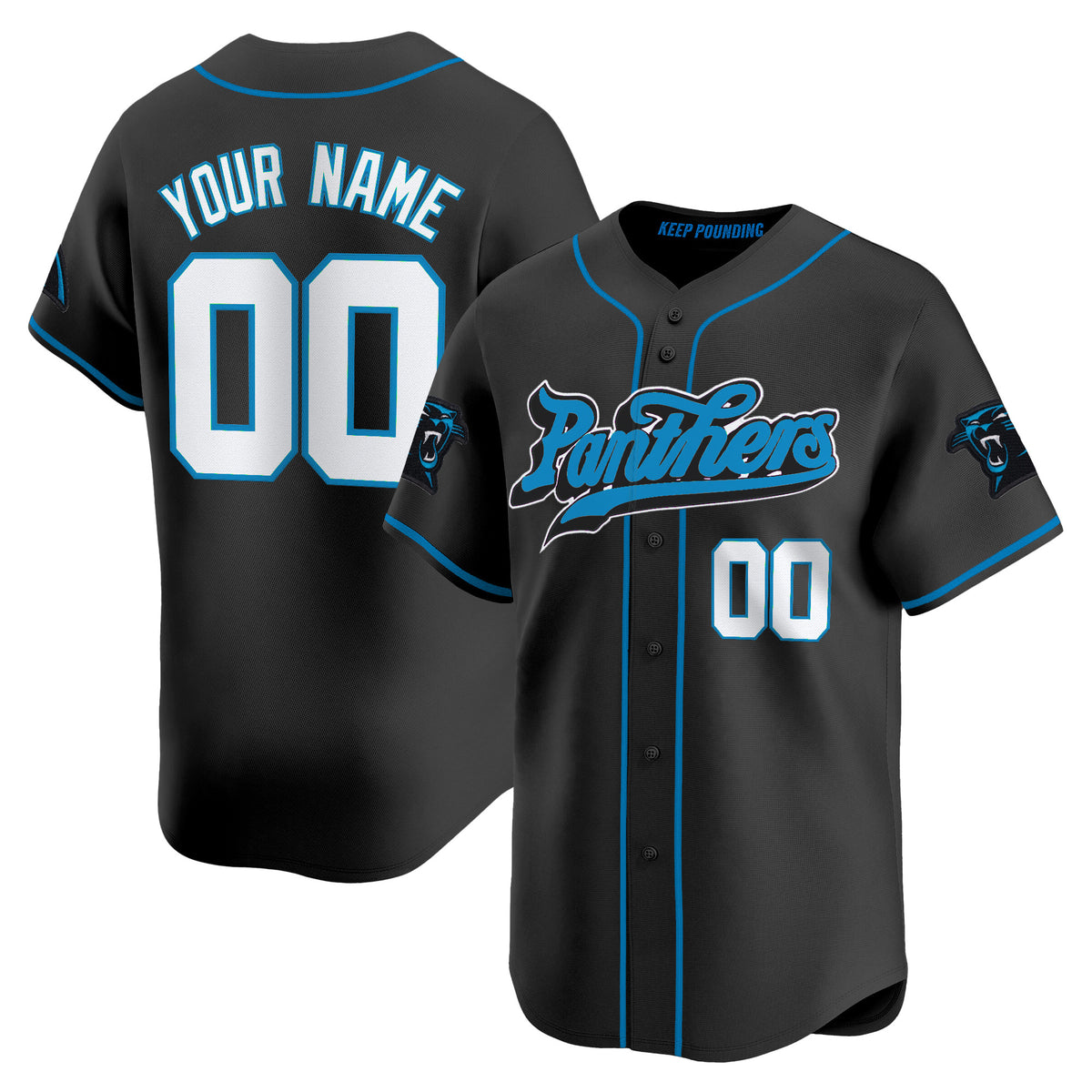 Carolina Panthers 2025 Vapor Limited Baseball Custom Jersey - All Stitched