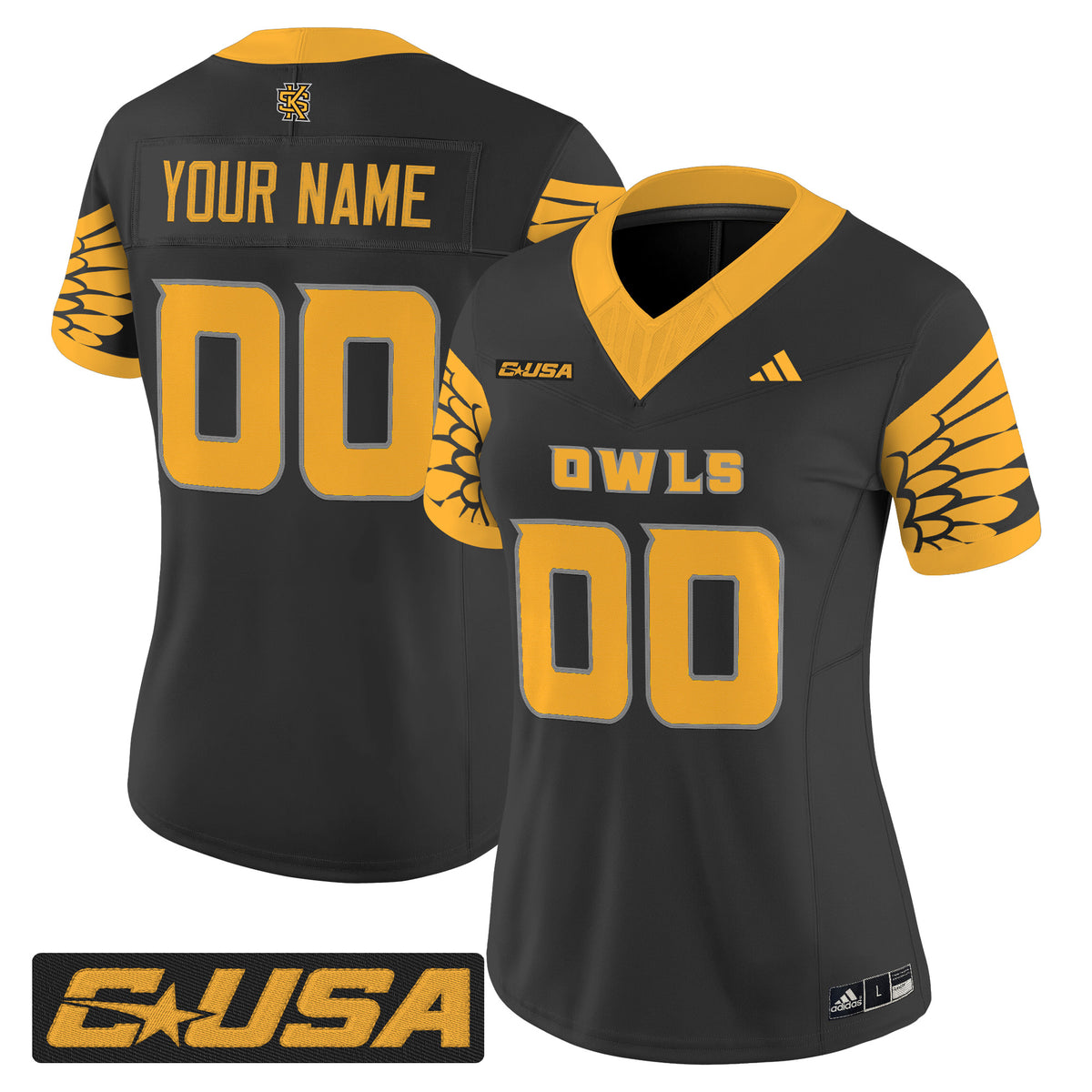 Kennesaw State Owls 2025 Vapor Limited Custom Jersey - All Stitched