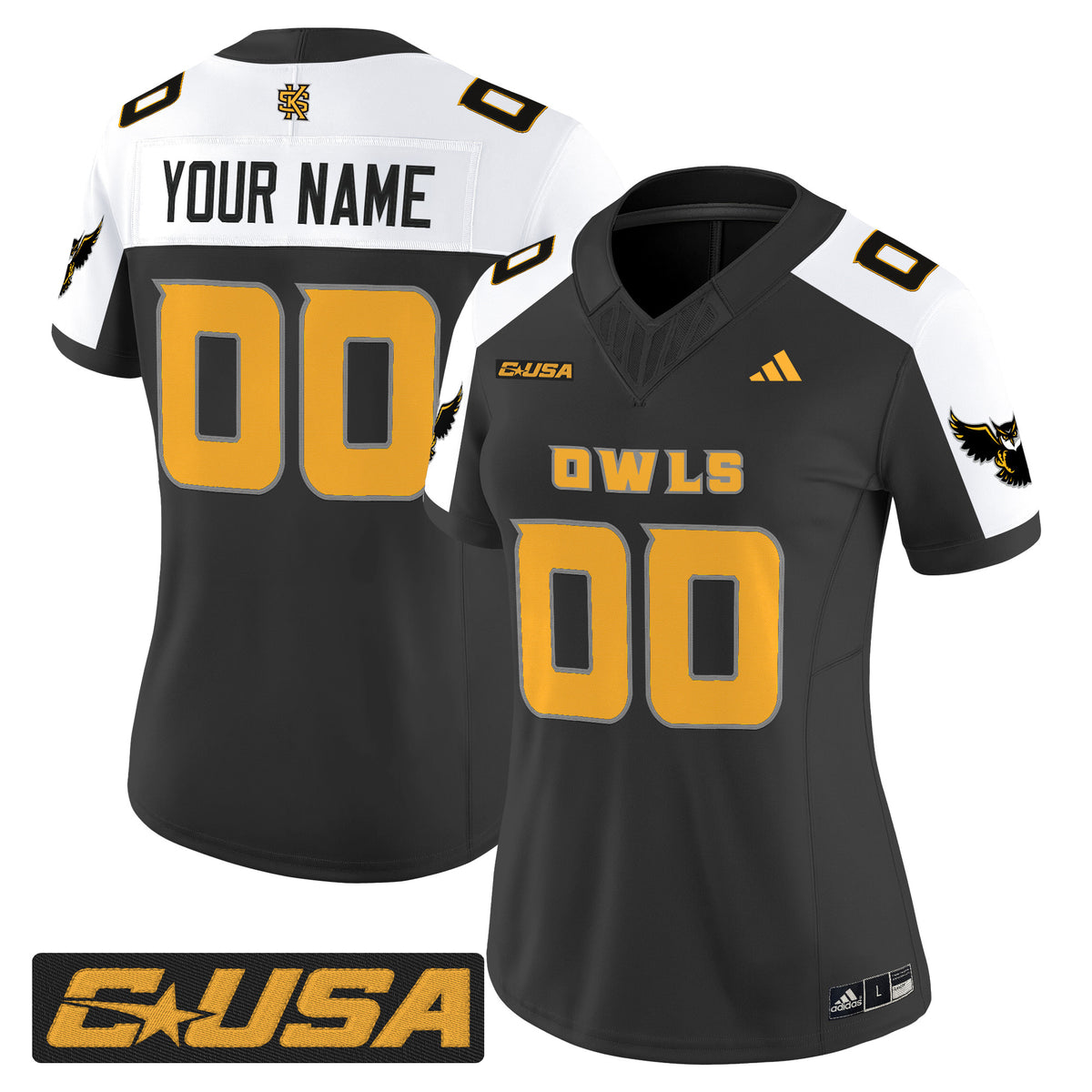 Kennesaw State Owls 2025 Vapor Limited Custom Jersey - All Stitched