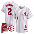 Men's Alabama Crimson Tide 2025 Vapor Baseball Jersey - Alabama Map - All Stitched