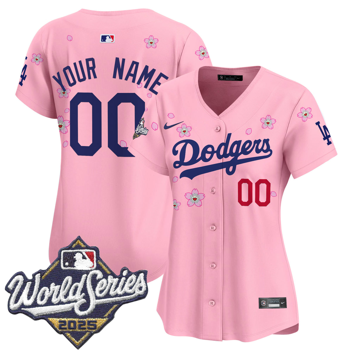 Dodgers 2025 World Series x Tokyo Series Vapor Premier Limited Custom Jersey - All Stitched