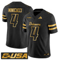 Men's Delaware Blue Hens 2025 Gold Vapor Limited Jersey - All Stitched