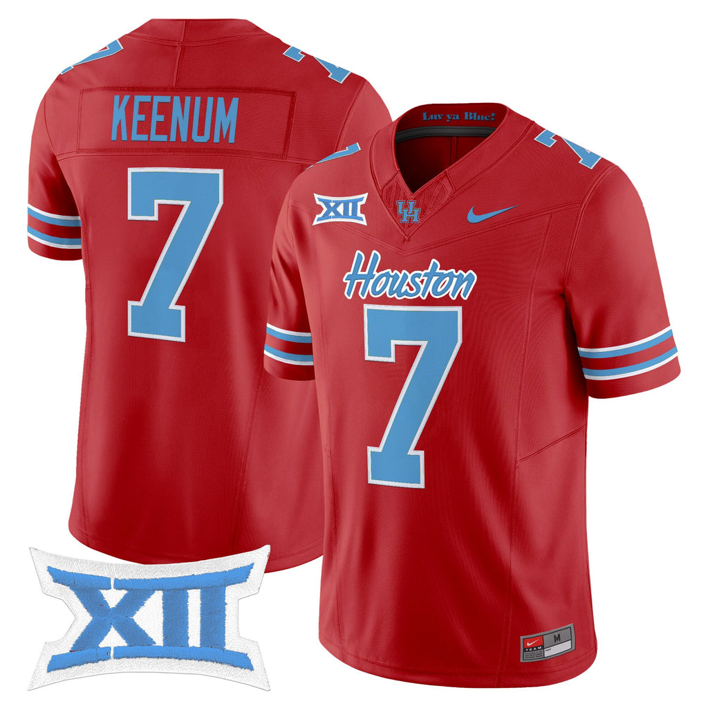 Men's Houston Cougars 2025 Oilers Inspired Vapor Limited Jersey - All Stitched