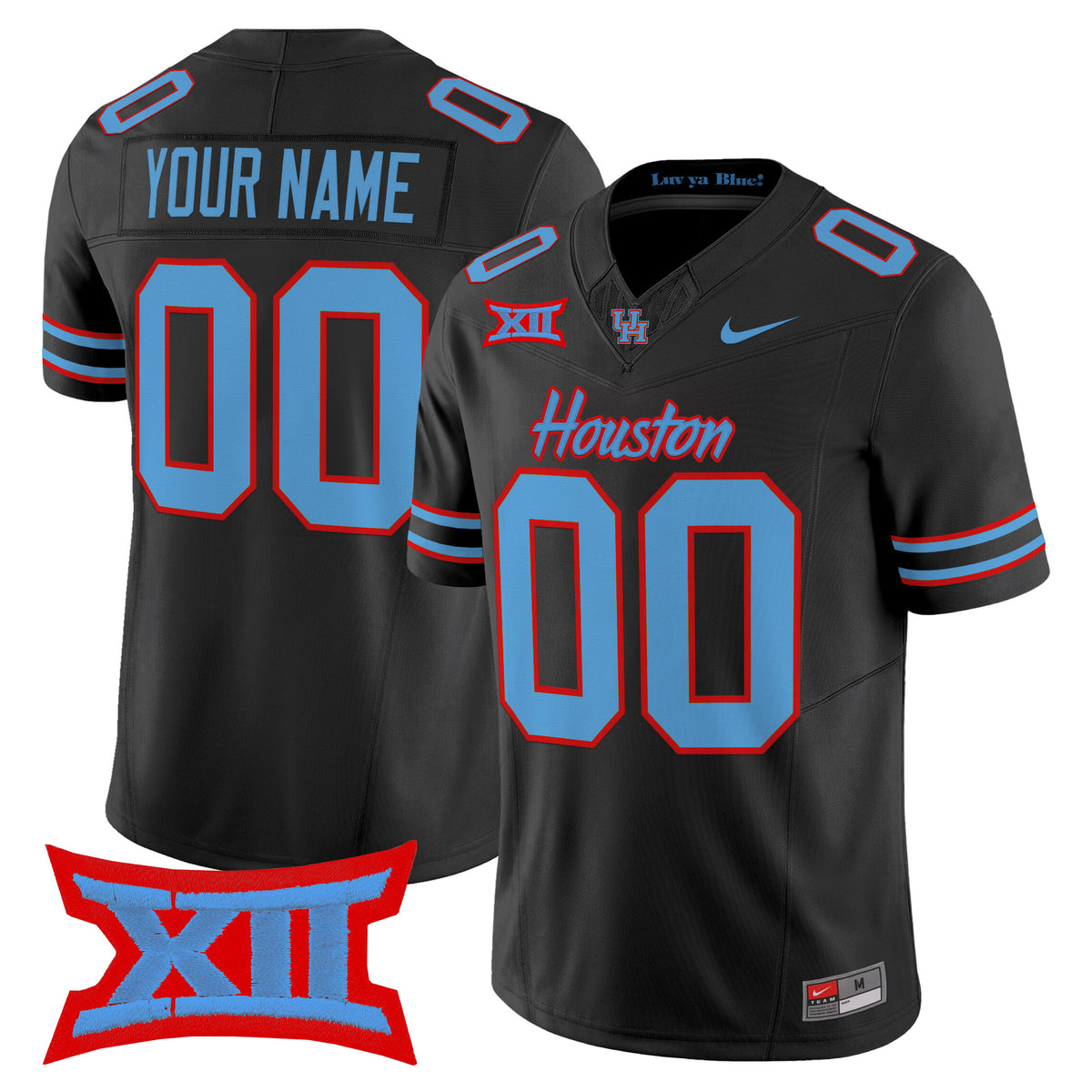 Houston Cougars 2025 Oilers Inspired Vapor Limited Custom Jersey - All Stitched