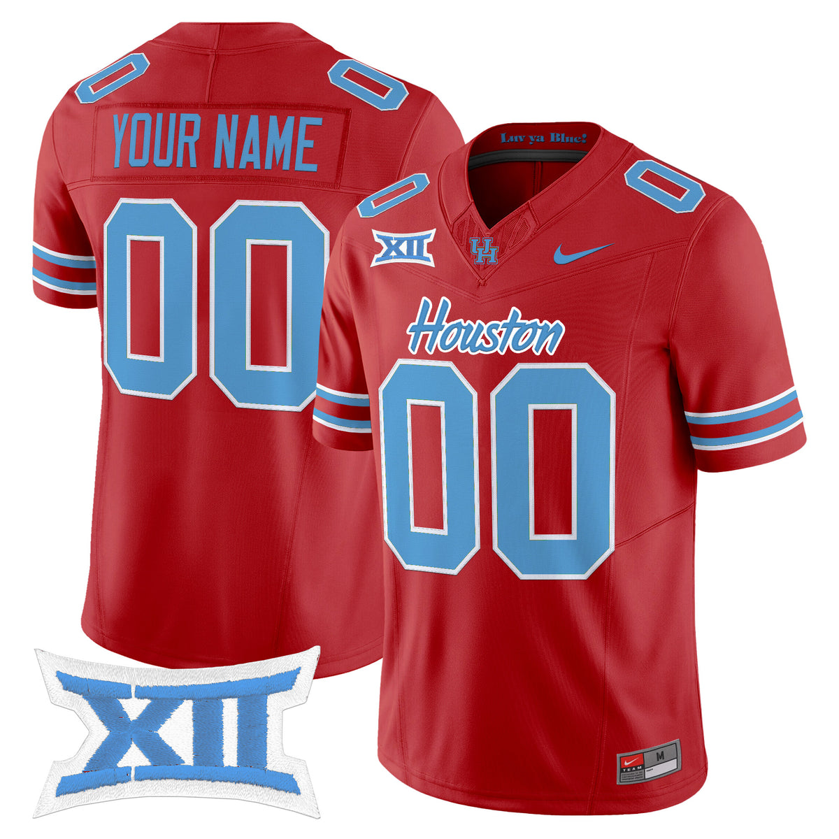 Houston Cougars 2025 Oilers Inspired Vapor Limited Custom Jersey - All Stitched