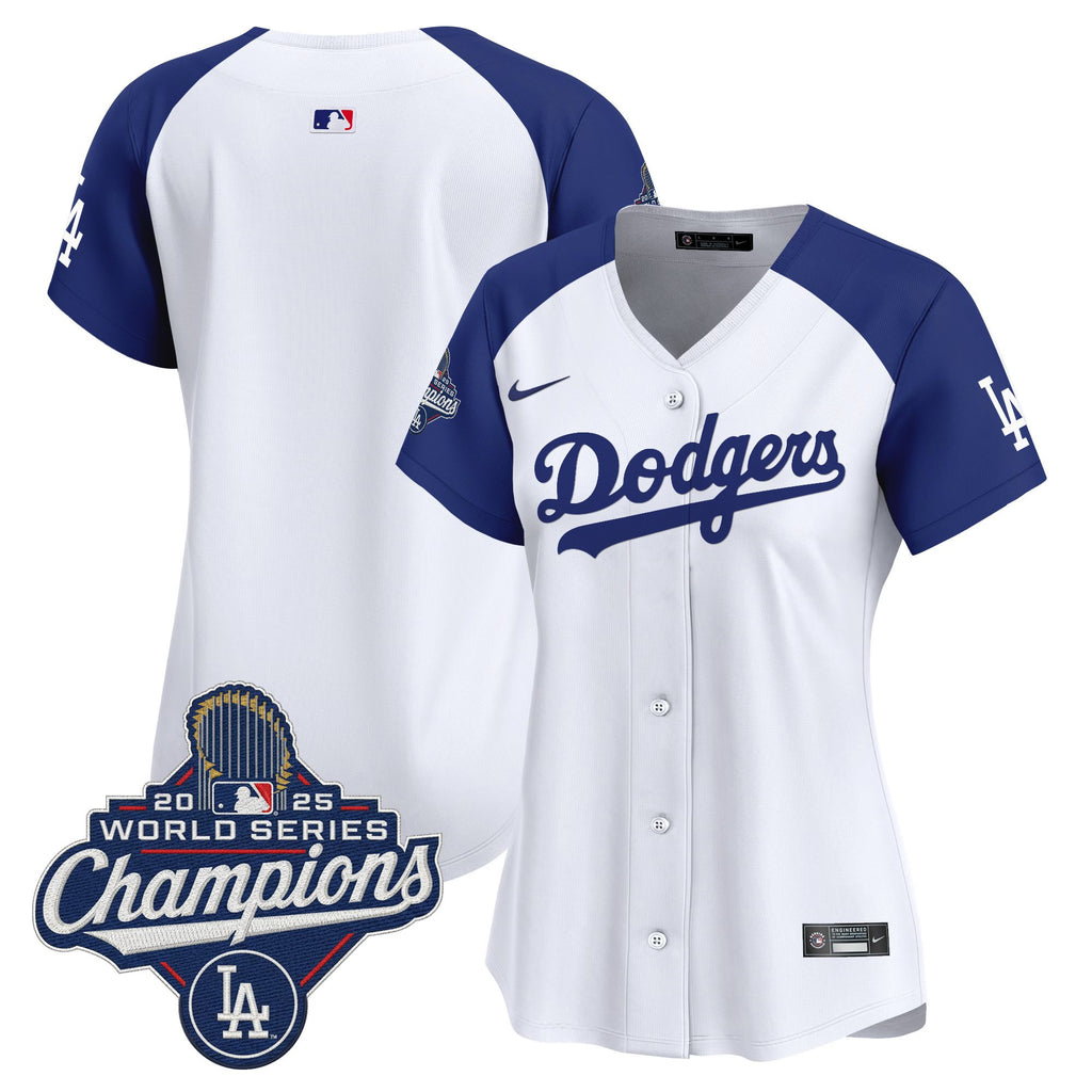 Women's Dodgers 2025 World Series Champions Vapor Premier Limited Jersey - All Stitched