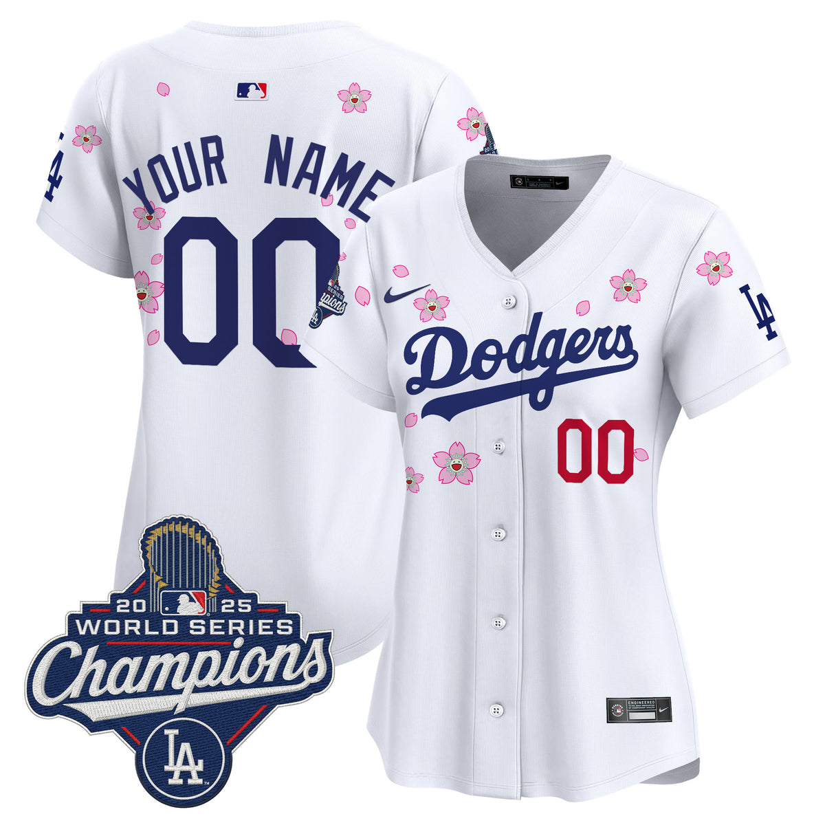 Dodgers 2025 World Series Champions x Tokyo Series Vapor Premier Limited Custom Jersey - Stitched