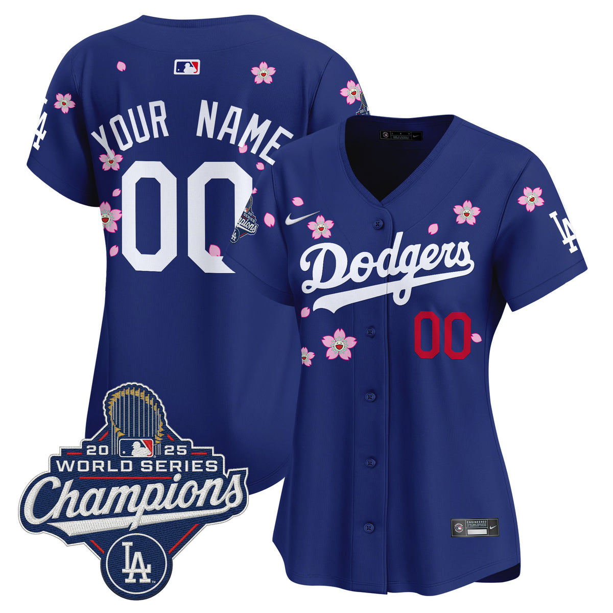 Dodgers 2025 World Series Champions x Tokyo Series Vapor Premier Limited Custom Jersey - Stitched