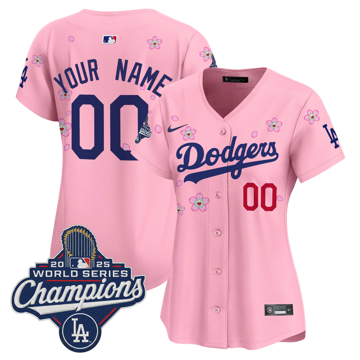 Dodgers 2025 World Series Champions x Tokyo Series Vapor Premier Limited Custom Jersey - Stitched