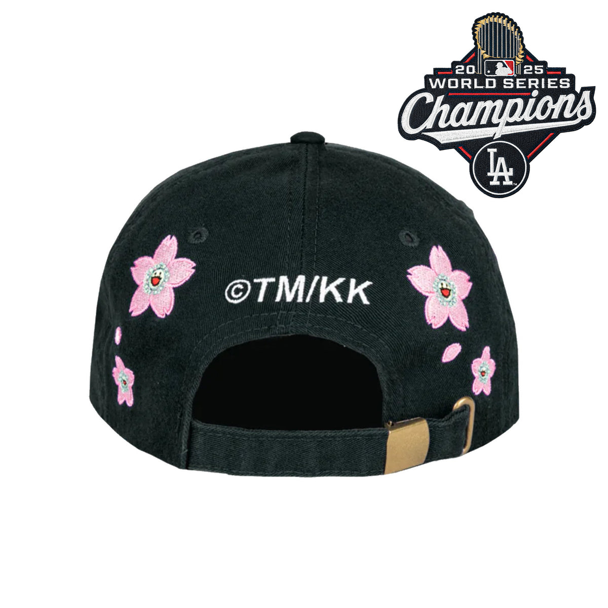 Los Angeles Dodgers 2025 World Series Champions x Tokyo Series Strapback Hat - Embroidered
