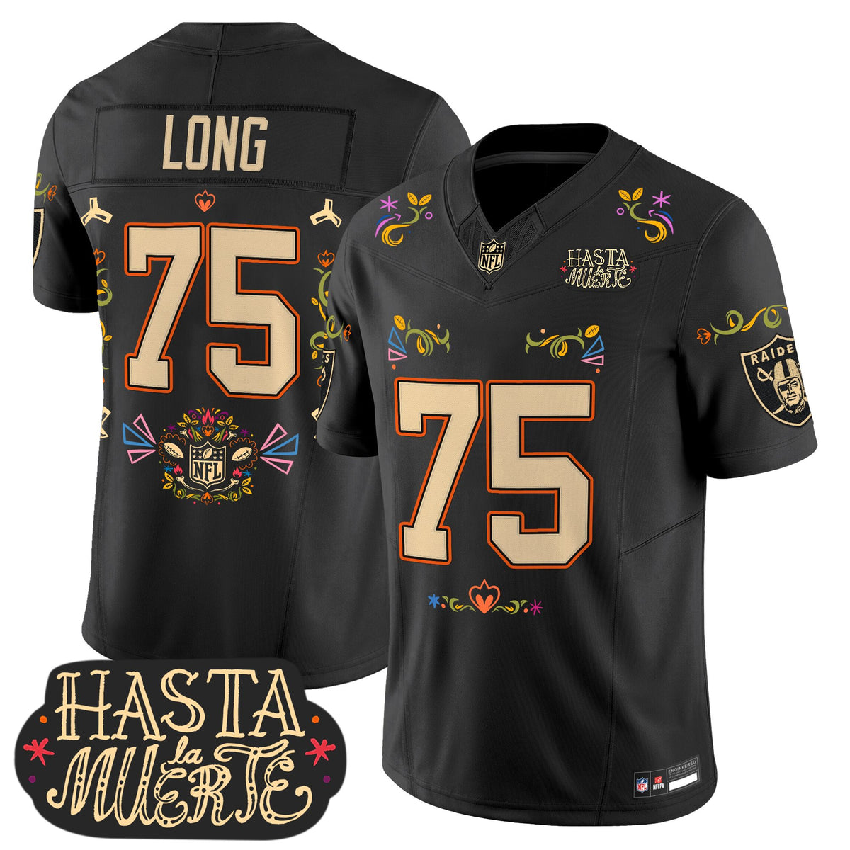 Las Vegas Raiders Mexico 'Hasta la Muerte Edition' Vapor Limited Jersey - All Printed
