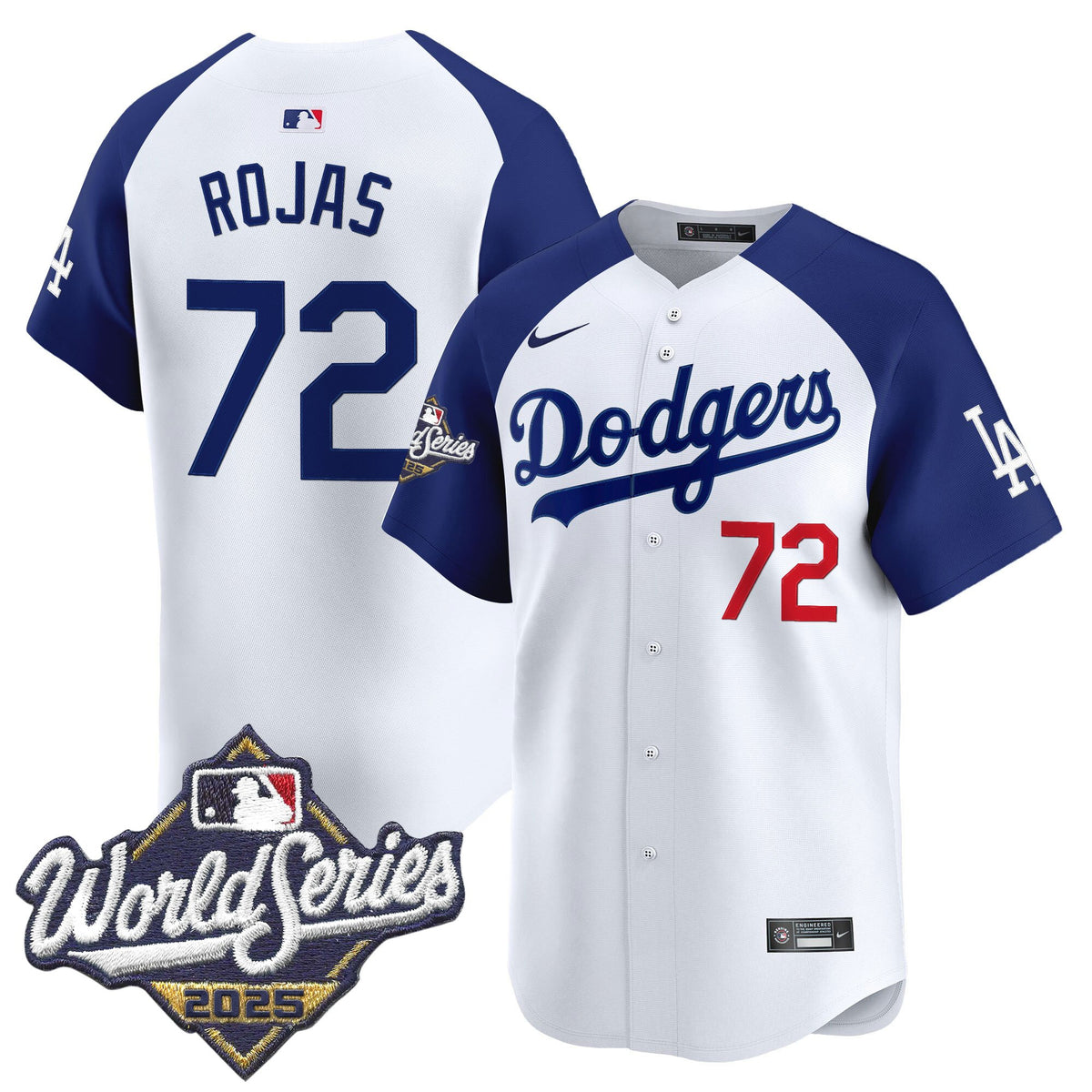 Men's #72 Miguel Rojas 2025 World Series Champions Vapor Premier Limited Jersey - All Stitched