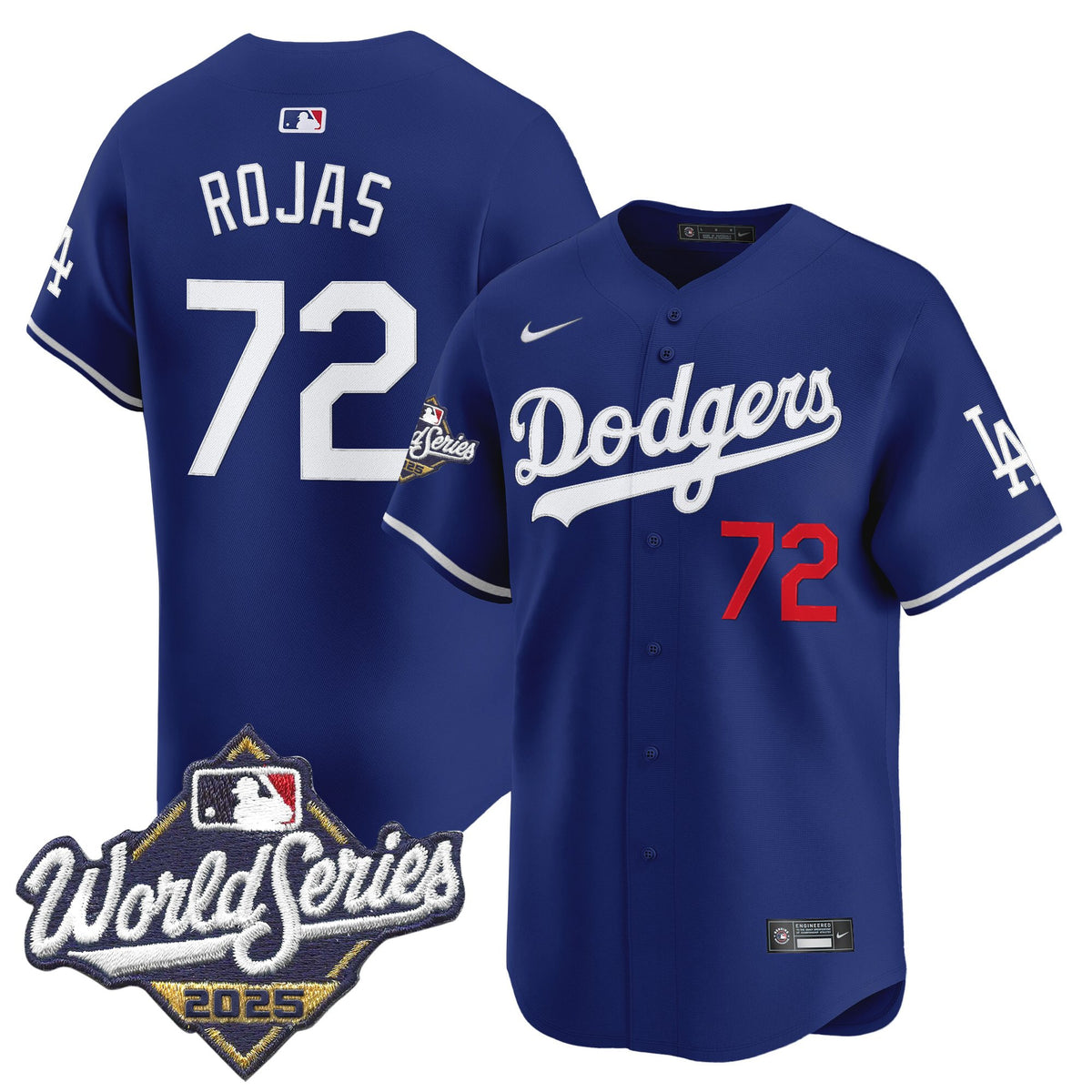 Men's #72 Miguel Rojas 2025 World Series Champions Vapor Premier Limited Jersey - All Stitched
