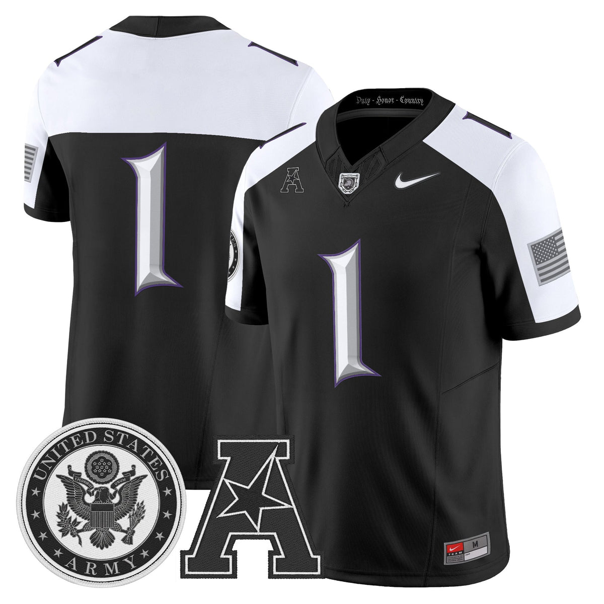 Men's Army Black Knights Honoring 250 Years Of Service And Sacrifice Vapor Limited Jersey - All Stitched