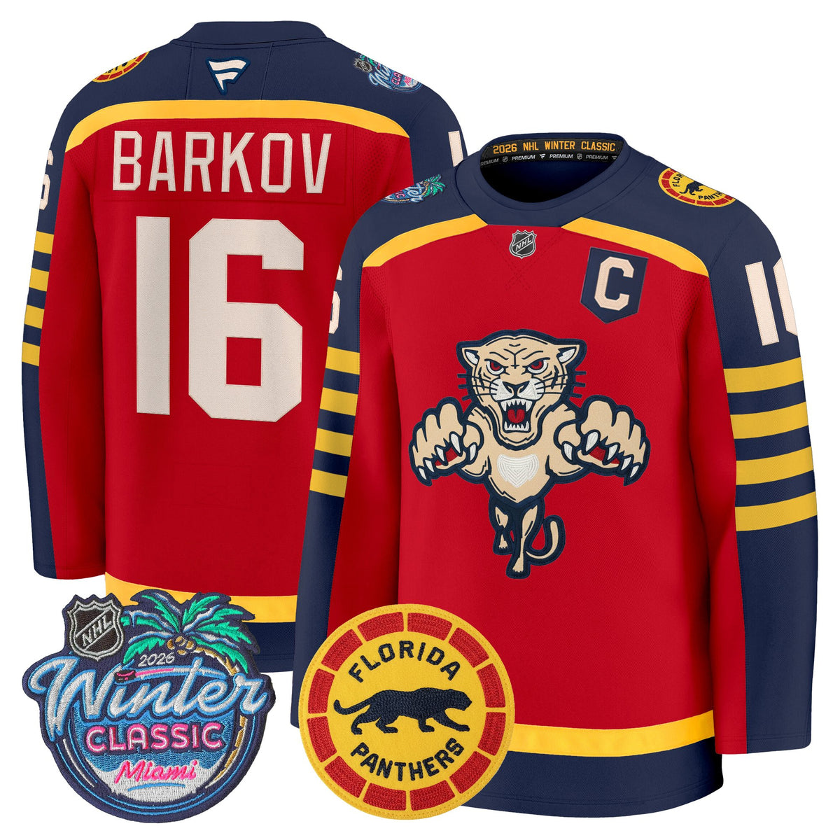 Florida Panthers 2026 Winter Classic Premium Jersey - All Stitched