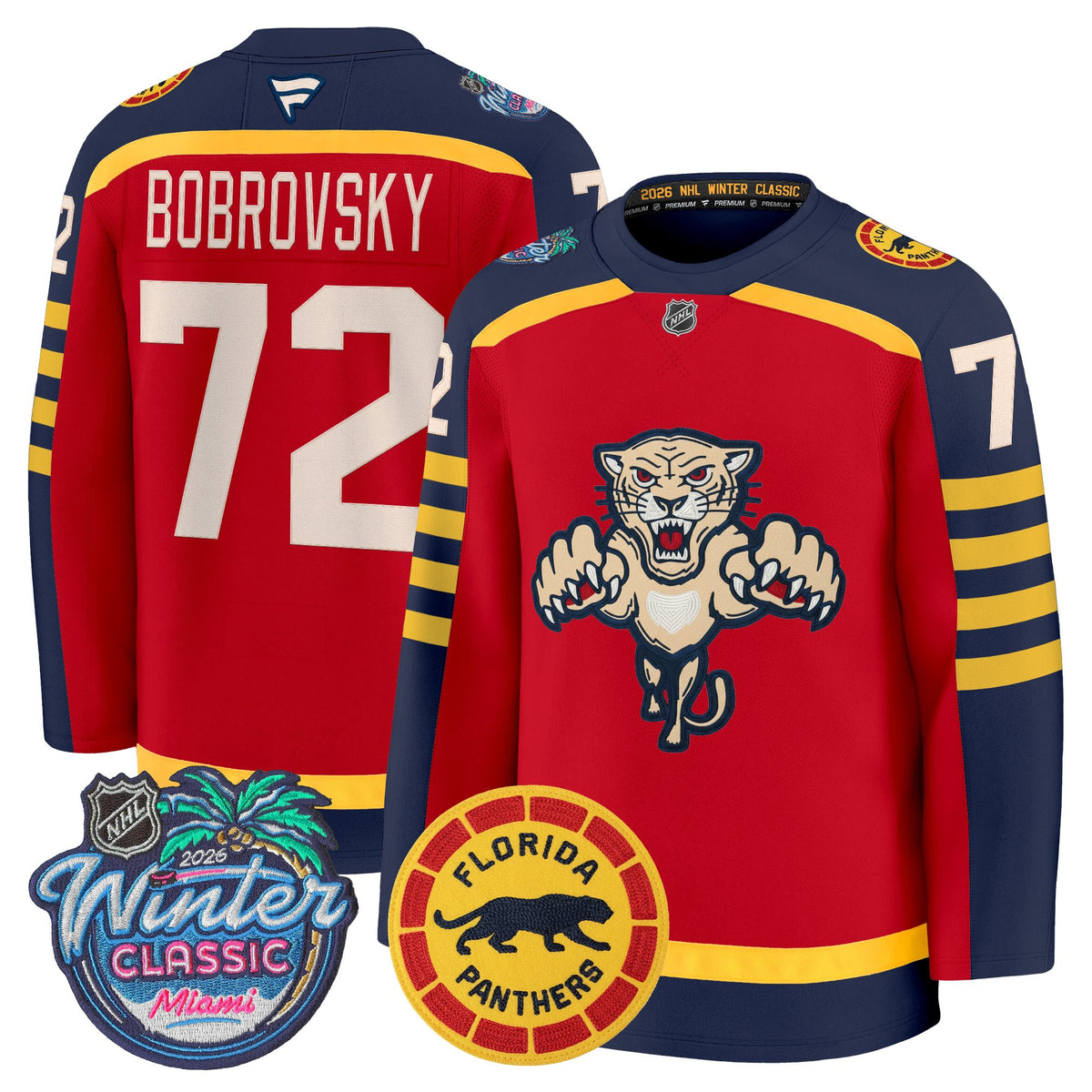 Florida Panthers 2026 Winter Classic Premium Jersey - All Stitched