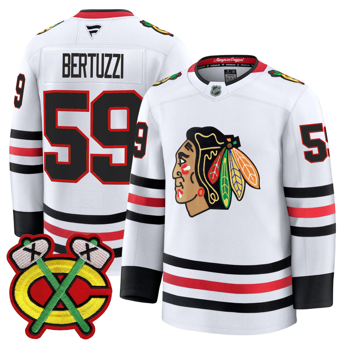 Men's Chicago Blackhawks 2025/26 Premium Jersey - All Stitched