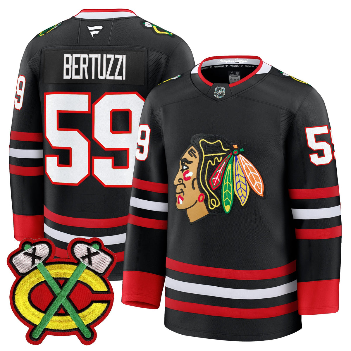 Men's Chicago Blackhawks 2025/26 Premium Jersey - All Stitched