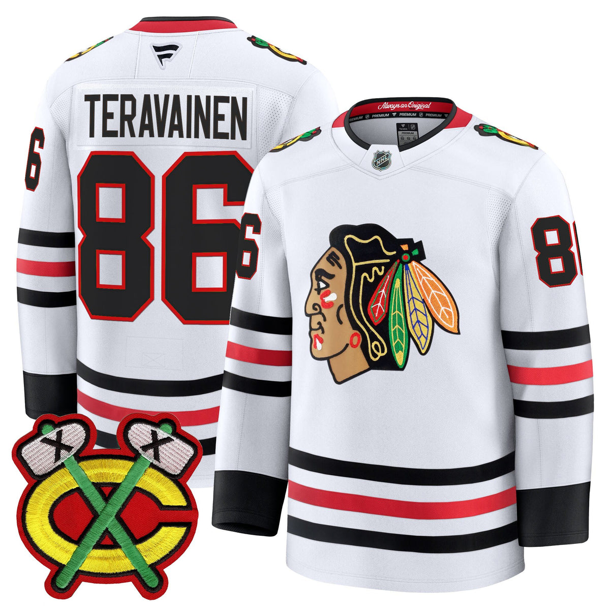 Men's Chicago Blackhawks 2025/26 Premium Jersey - All Stitched
