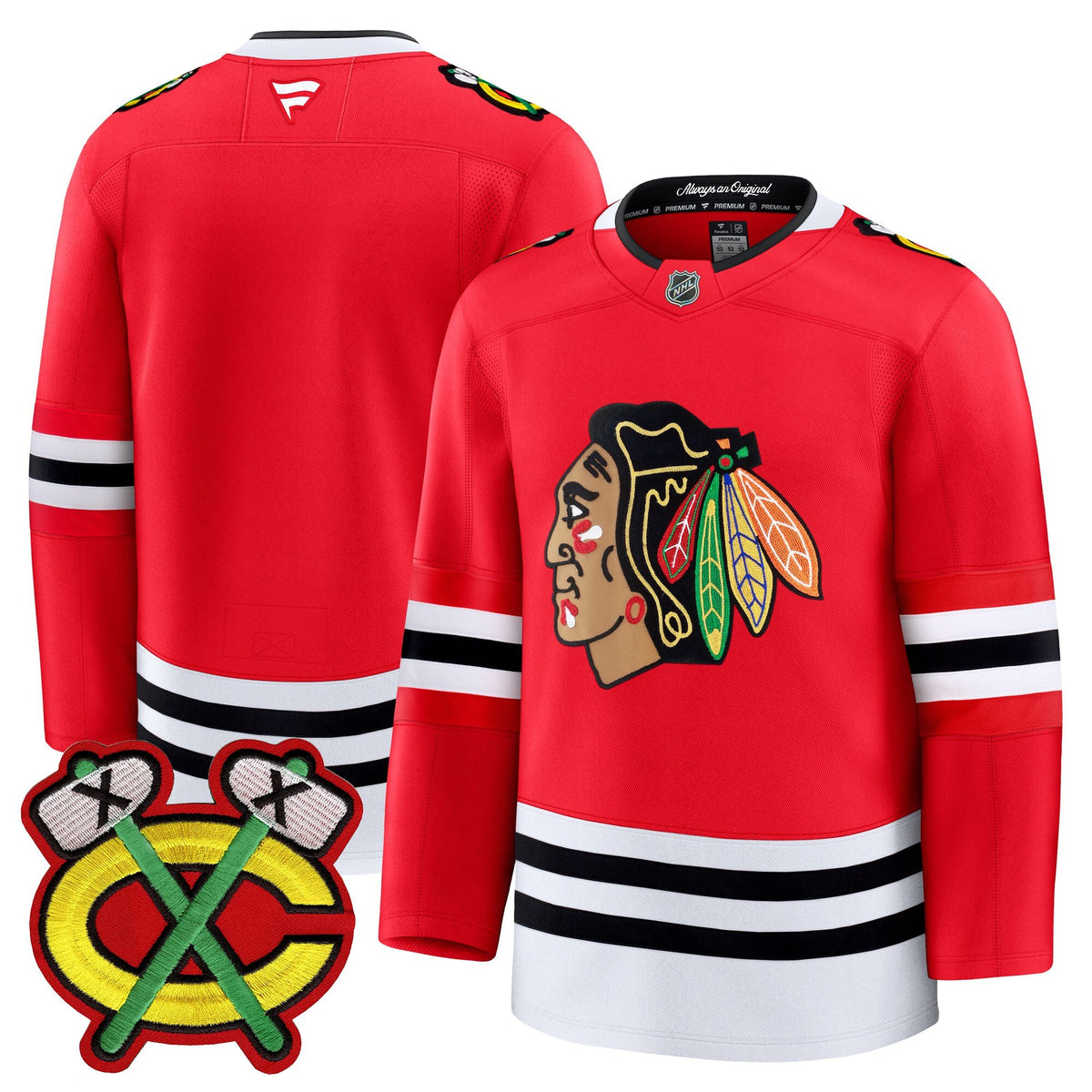 Men's Chicago Blackhawks 2025/26 Premium Jersey - All Stitched