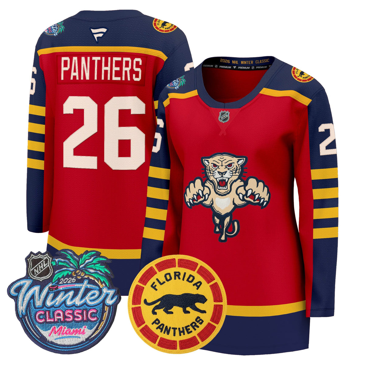Florida Panthers 2026 Winter Classic Premium Jersey - All Stitched