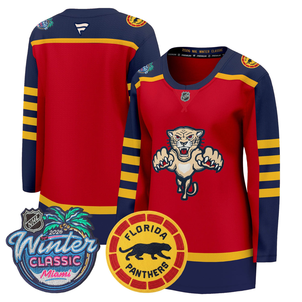 Florida Panthers 2026 Winter Classic Premium Jersey - All Stitched