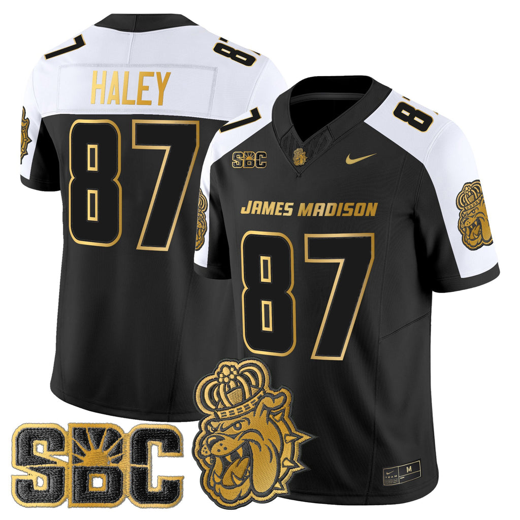 Men's James Madison Dukes 2025 Gold Vapor Limited Jersey - All Stitched