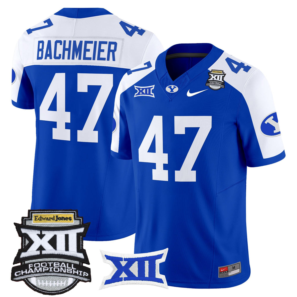 Men's BYU Cougars 2025 Big 12 Championship Vapor Limited Jersey - All Stitched
