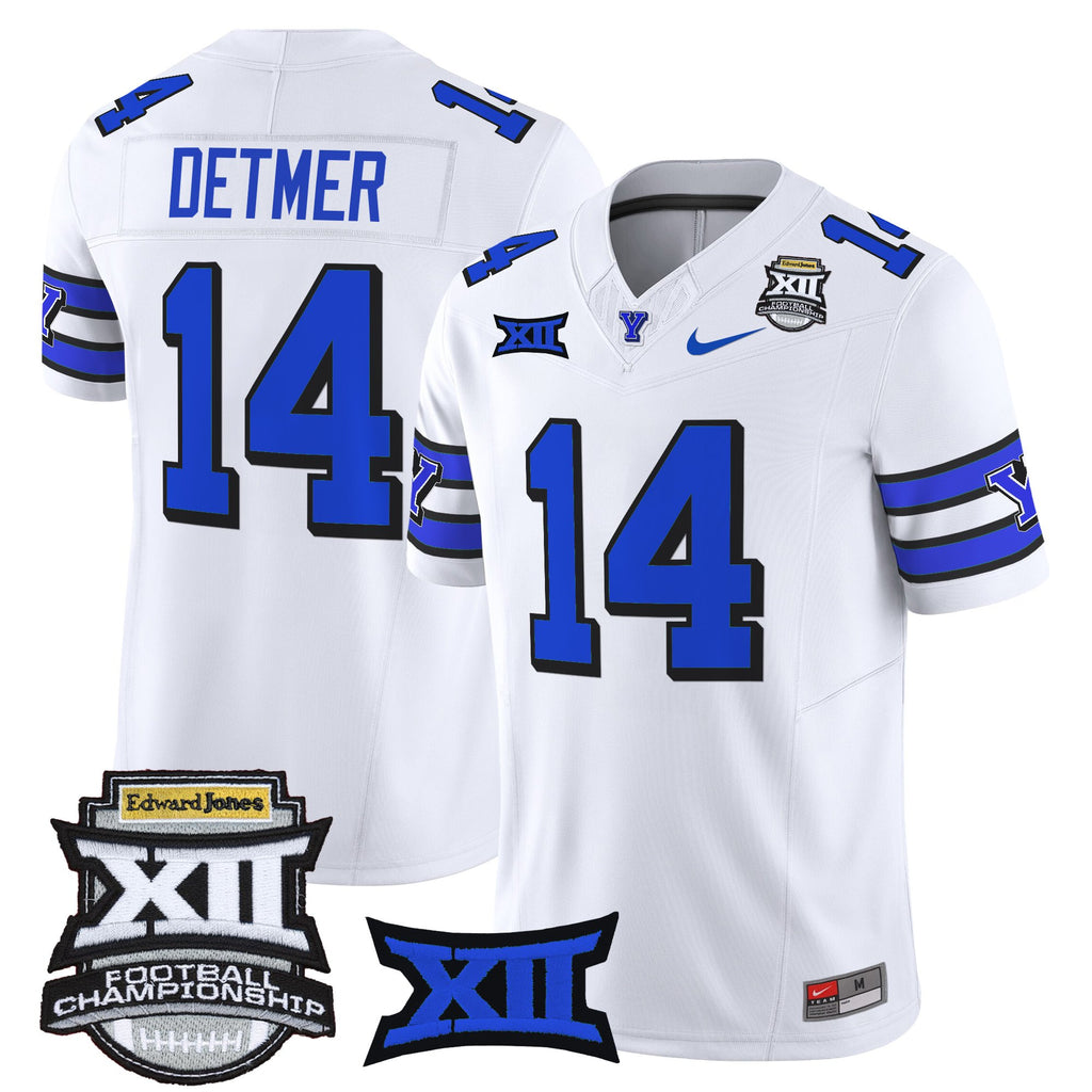 Men's BYU Cougars 2025 Big 12 Championship Vapor Limited Jersey - All Stitched