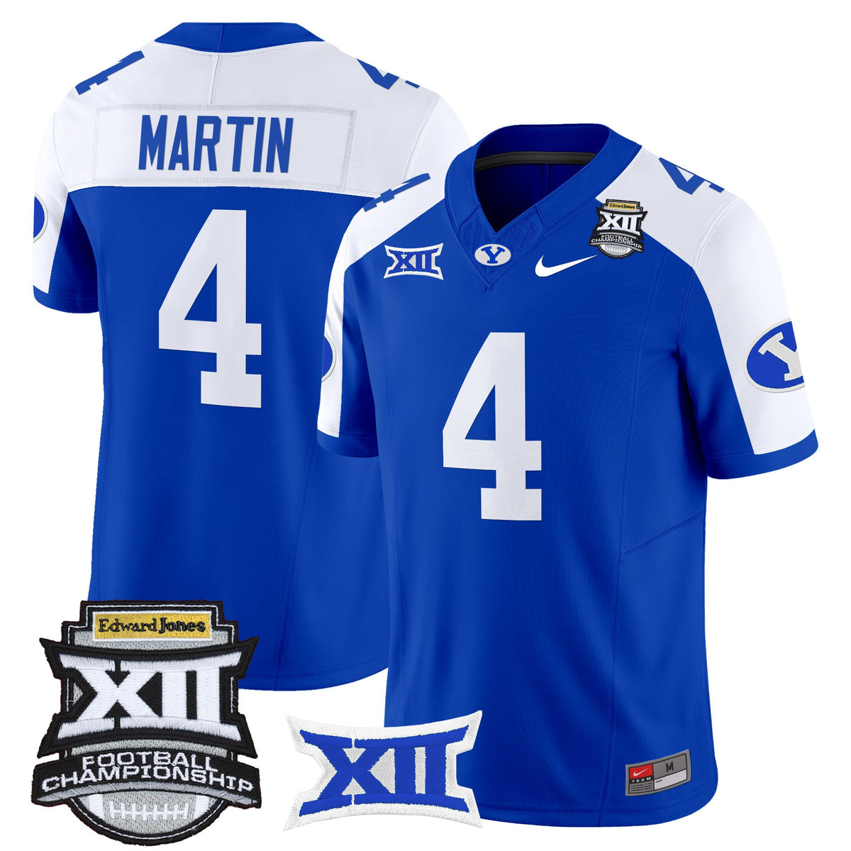 Men's BYU Cougars 2025 Big 12 Championship Vapor Limited Jersey - All Stitched