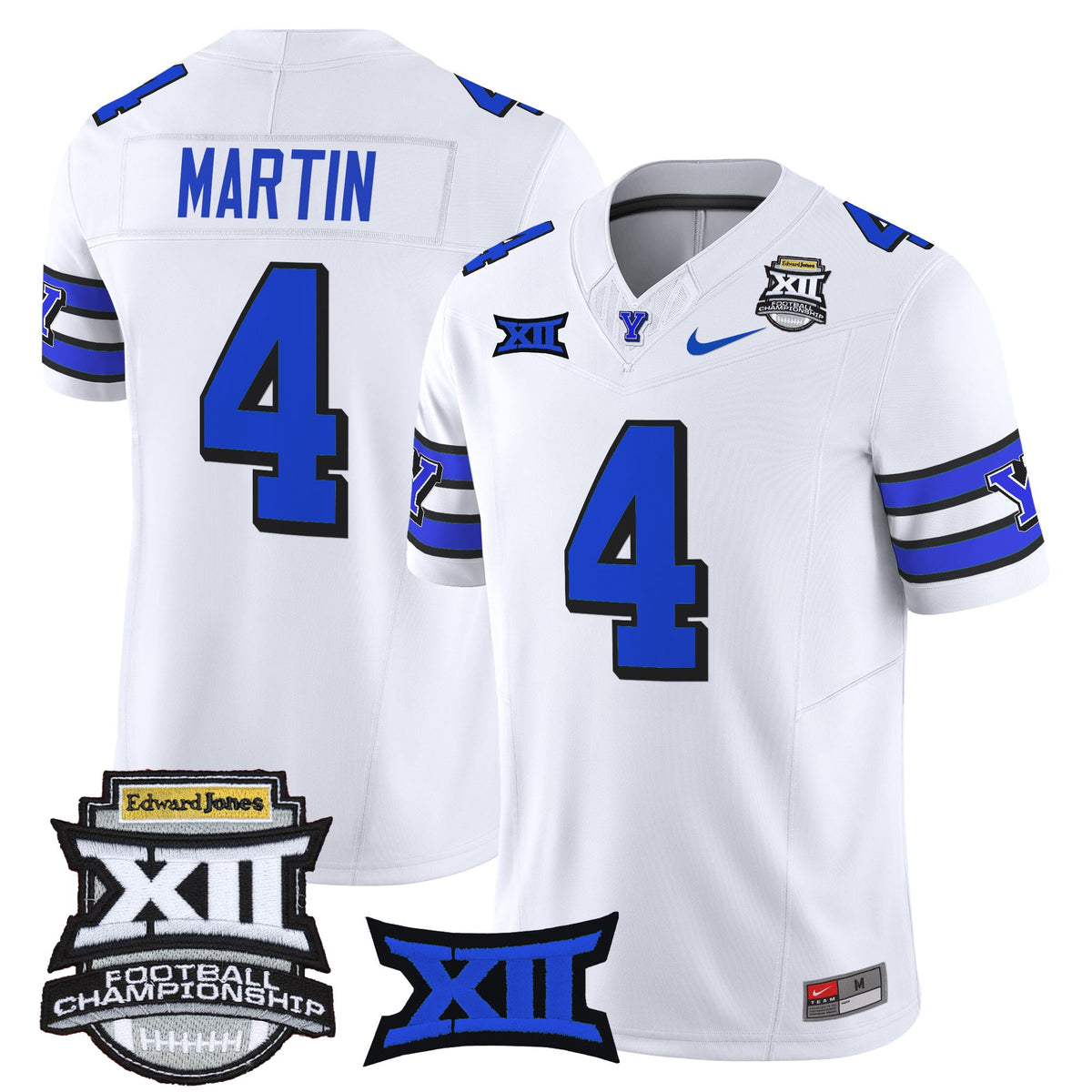 Men's BYU Cougars 2025 Big 12 Championship Vapor Limited Jersey - All Stitched