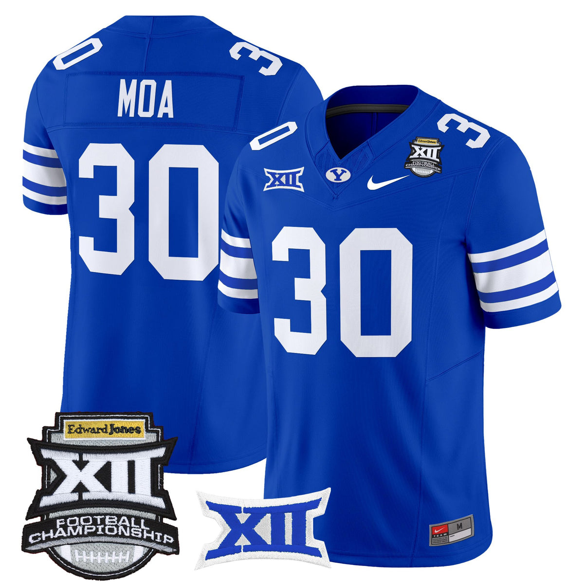 Men's BYU Cougars 2025 Big 12 Championship Vapor Limited Jersey - All Stitched