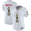 Women's González Las Vegas Raiders Mexico Vapor Limited Jersey - All Stitched