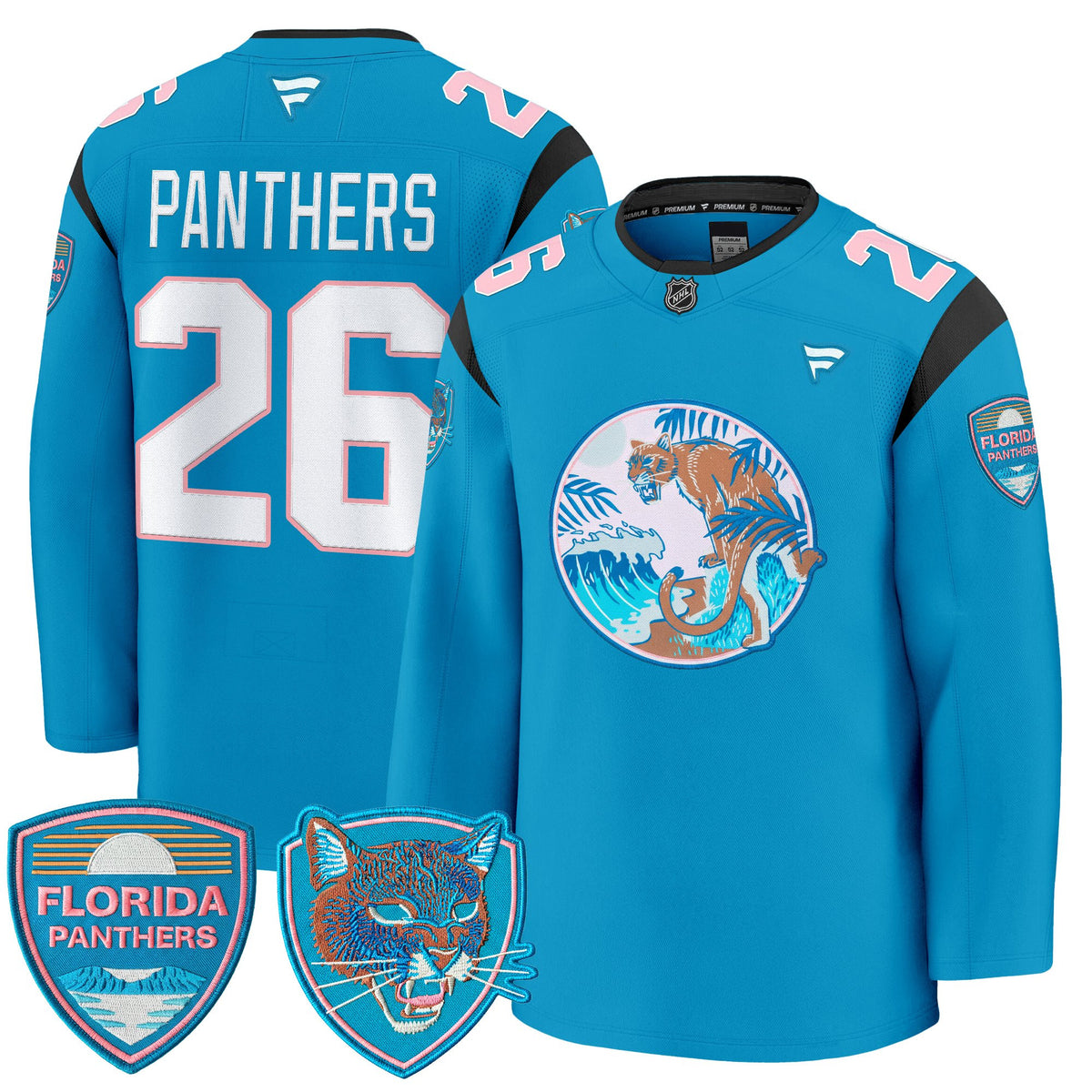 Florida Panthers "SoFlo Night Edition" Premium Jersey - Stitched