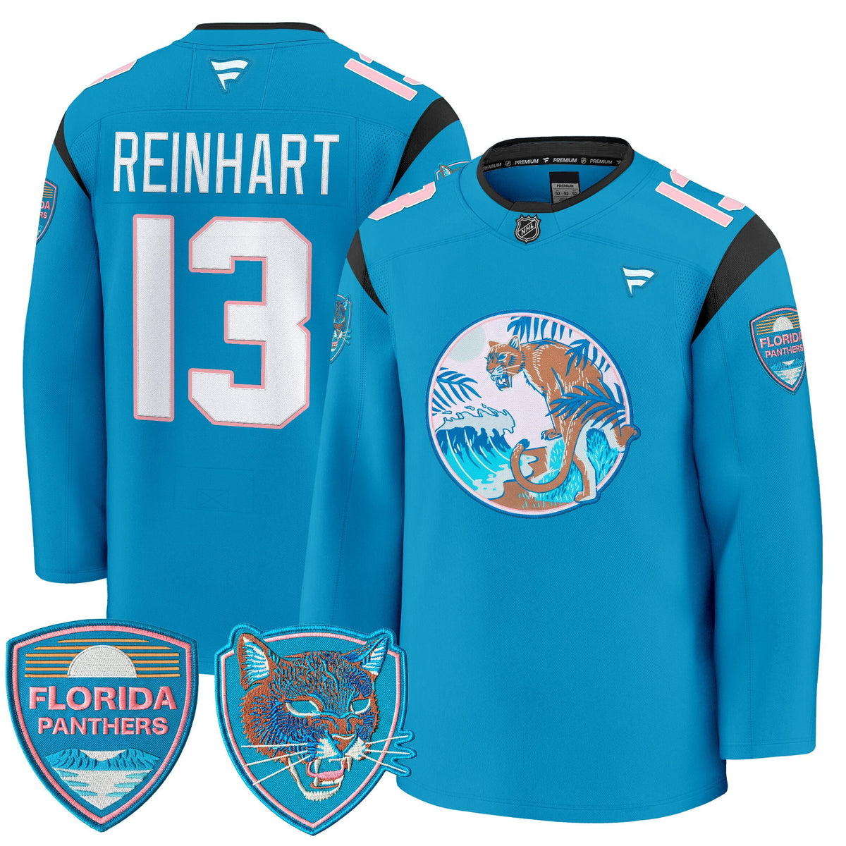 Florida Panthers "SoFlo Night Edition" Premium Jersey - Stitched