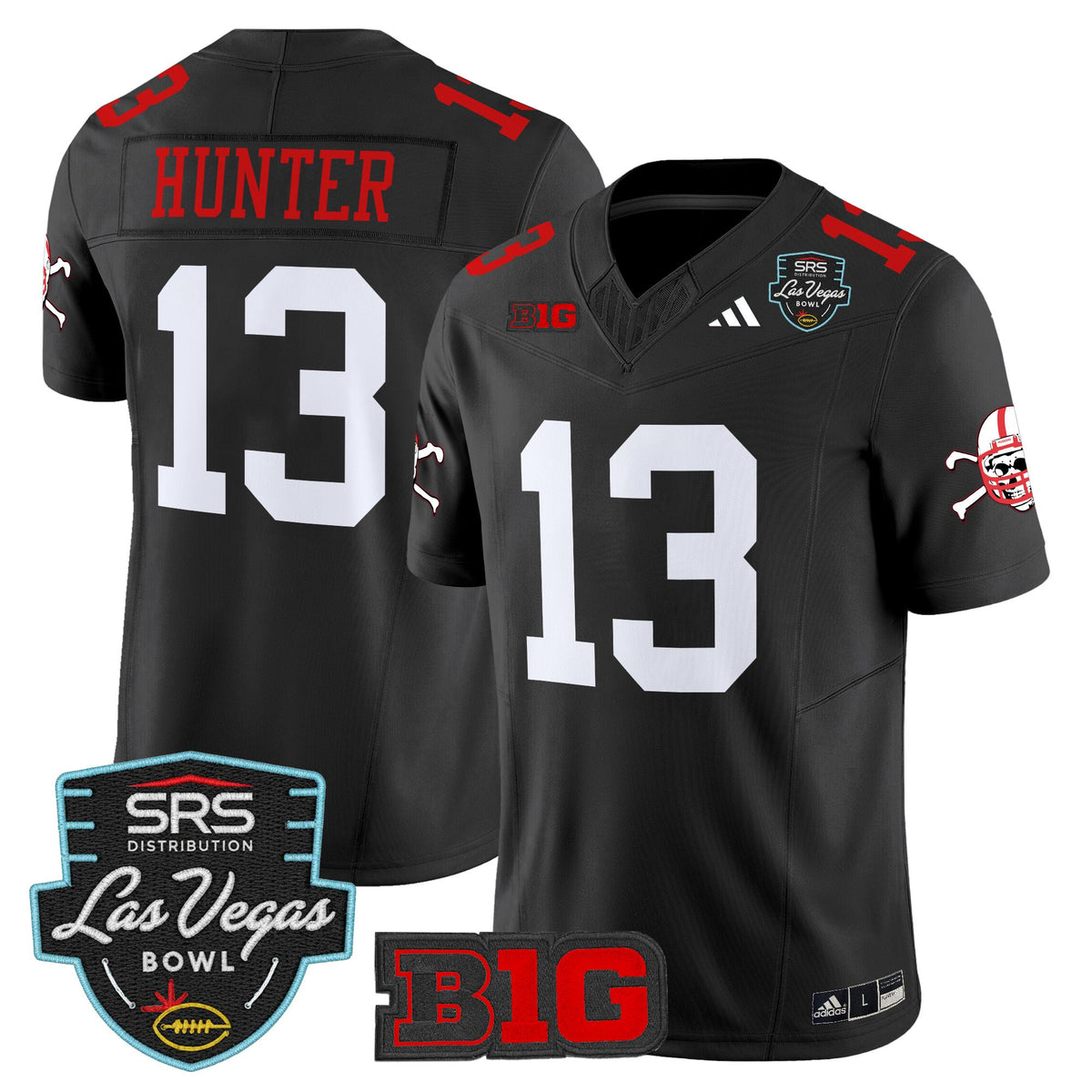 Men's Nebraska Cornhuskers 2025 Las Vegas Bowl Vapor Limited Jersey - All Stitched