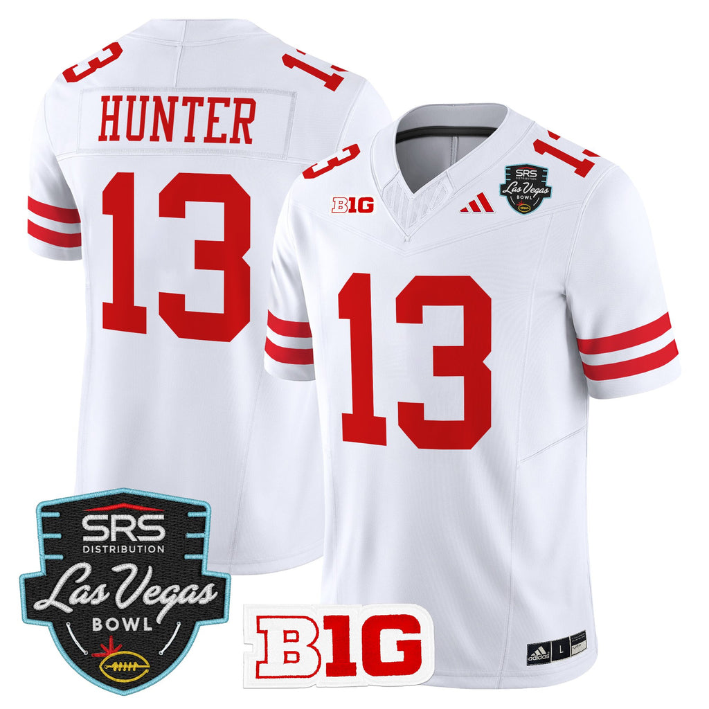 Men's Nebraska Cornhuskers 2025 Las Vegas Bowl Vapor Limited Jersey - All Stitched