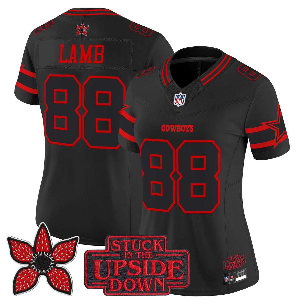 Dallas Cowboys 'Stranger Things Edition' Vapor Limited Jersey - All Stitched