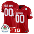 Indiana Hoosiers 2026 Rose Bowl Vapor Limited Custom Jersey V2 - All Stitched
