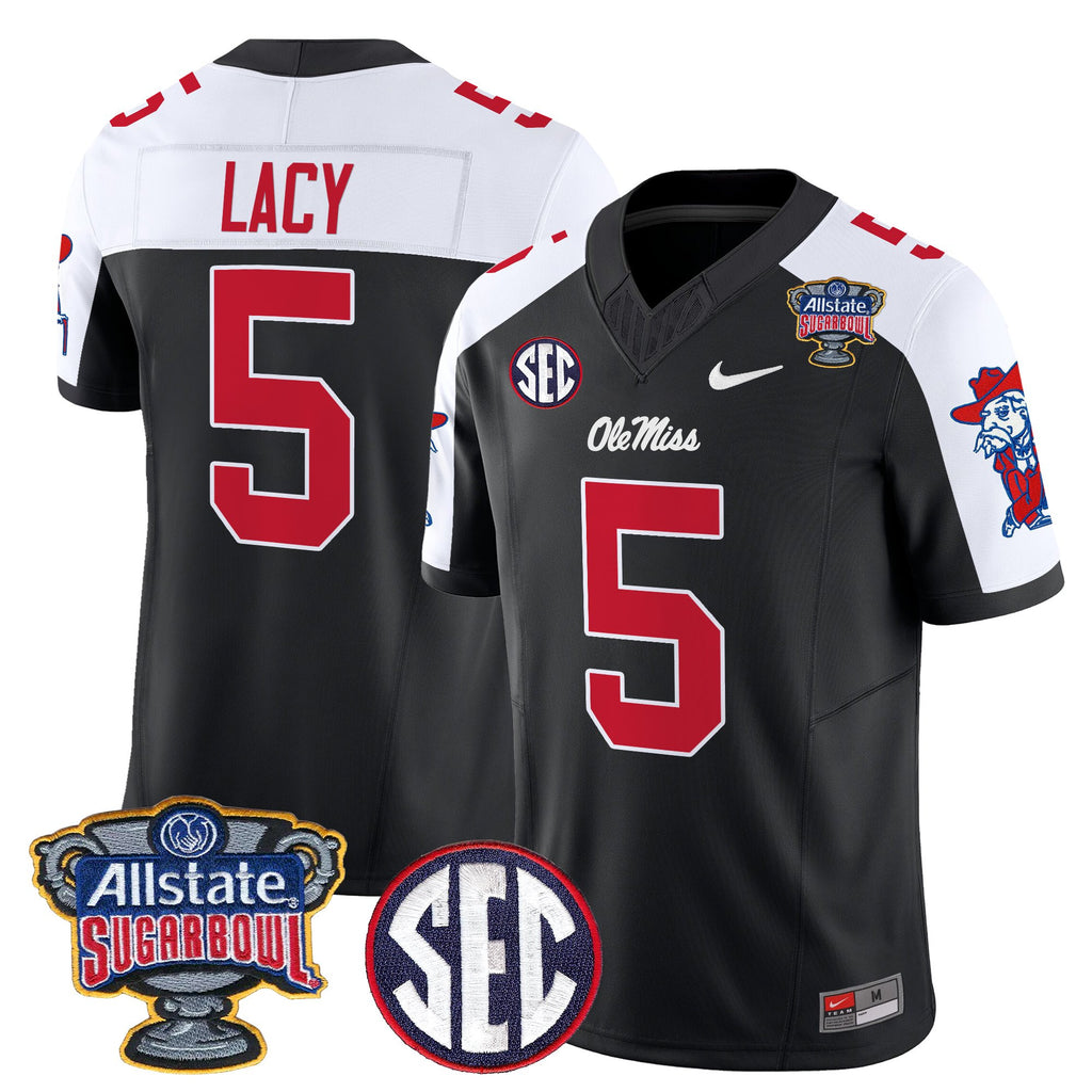 Men's Ole Miss Rebels 2026 Sugar Bowl Vapor Limited Jersey - All Stitched